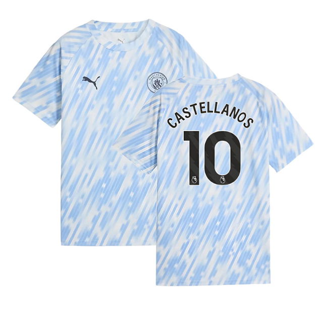 Castellanos 10 Man City Club Team Supporter Shirt - Kids Version