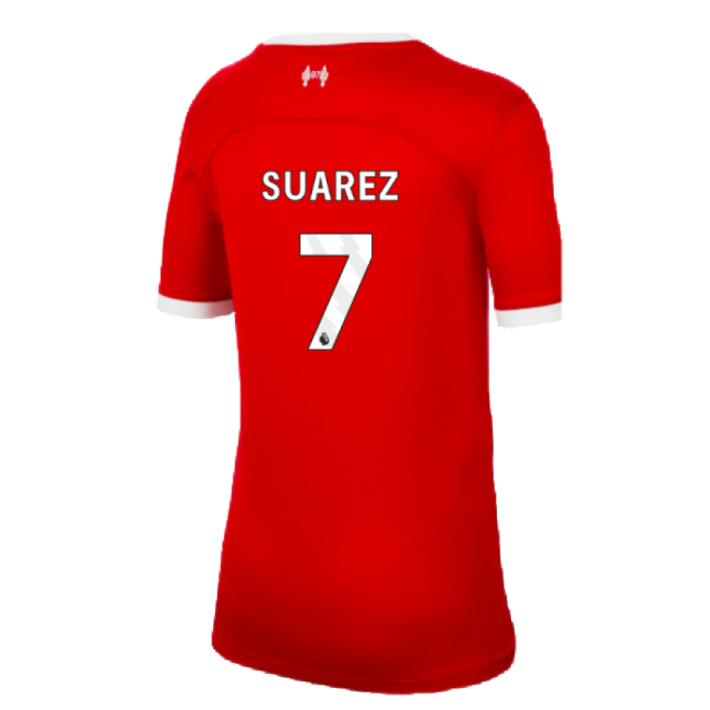 Official Liverpool Liverpool Home Shirt Kids Suarez #7 Official Li...