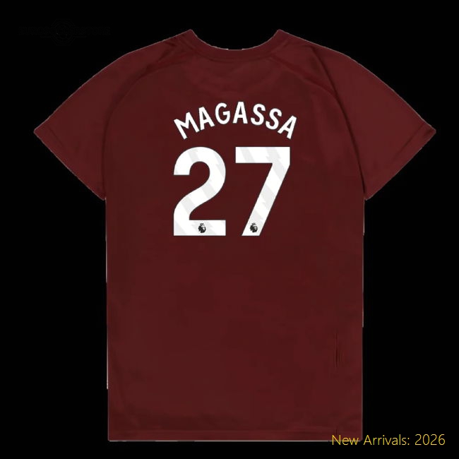 2025-2026 West Ham Kids Breathable Jersey Magassa Performance Fabric