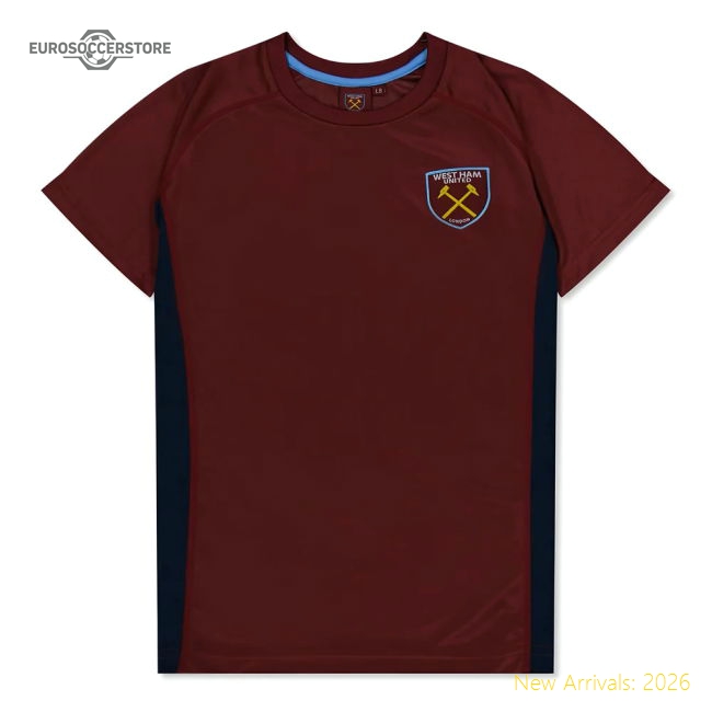 Gentle West Ham Kids Jersey 2025-2026 Lightweight Moisture-wicking