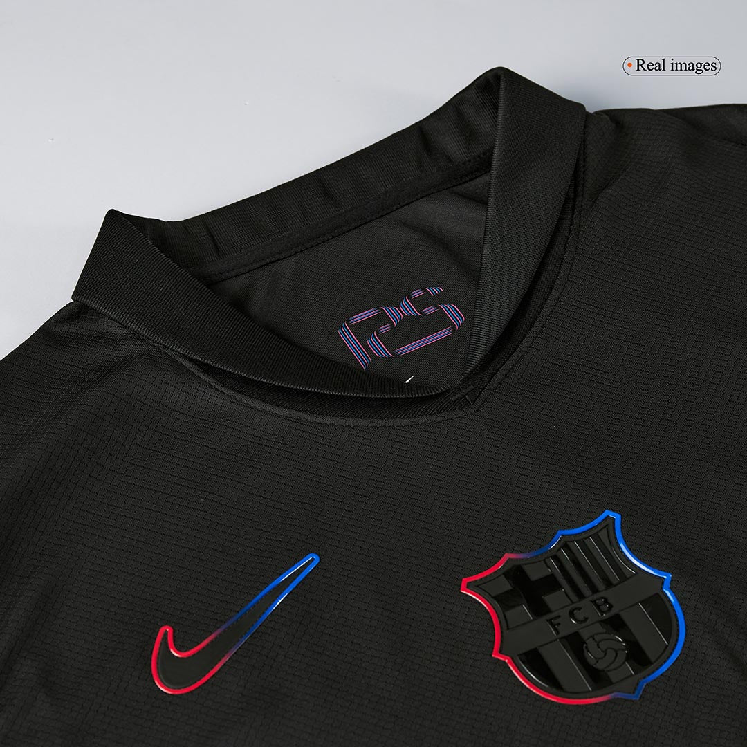 Barcelona Away Soccer Jersey Kit(Jersey+Shorts) 2024/25 - Spotify Logo