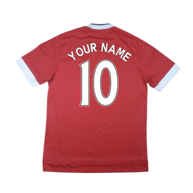 Manchester United 2015-16 Home Shirt (Excellent) (Your Name)