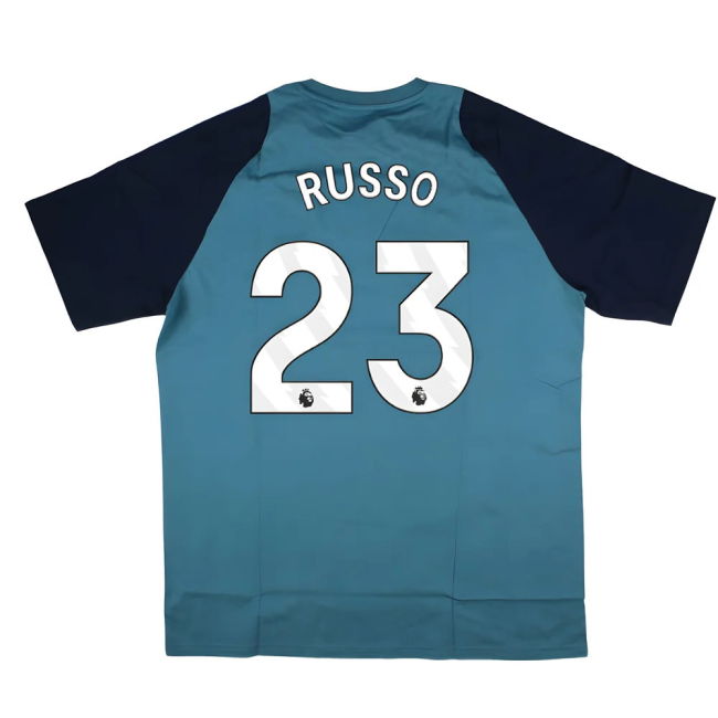 2025-20 Arsenal Authentic Training Football Shirt Russo 23 L S