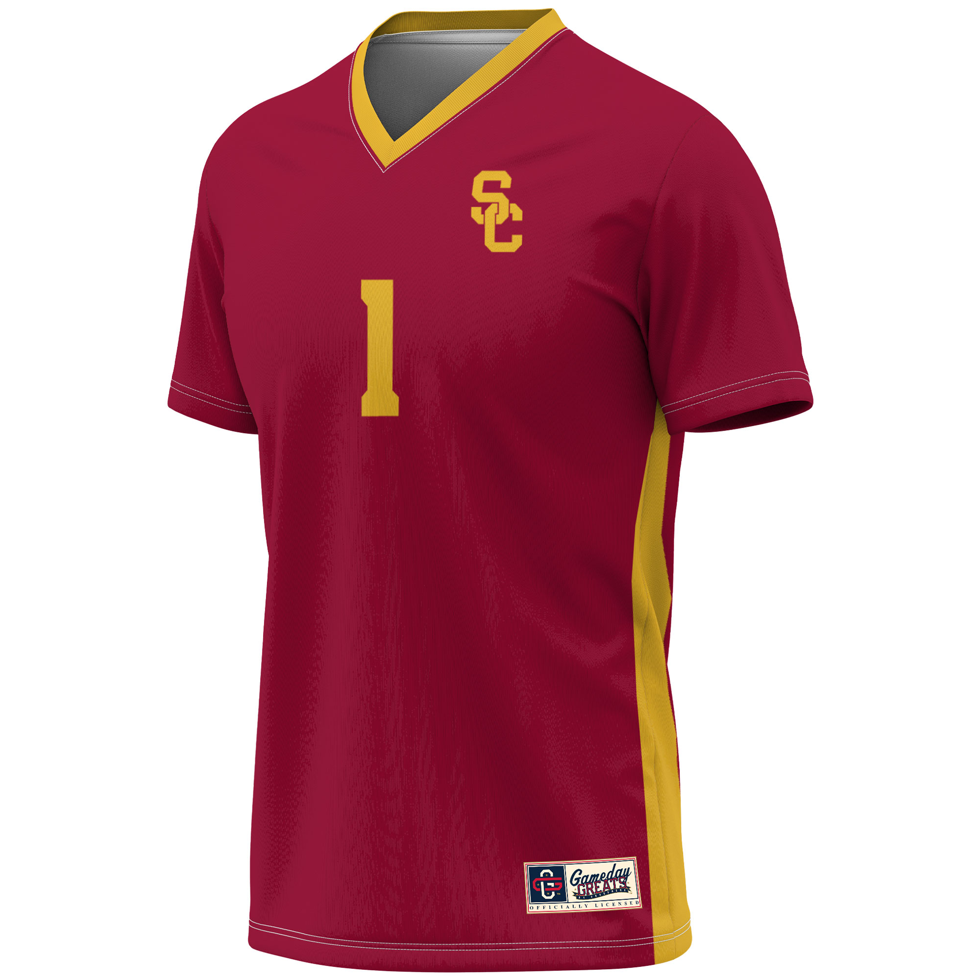 [DDG] #1 USC Trojans GameDay Greats Unisex Lightweight Soccer Fashion Jersey - Cardinal