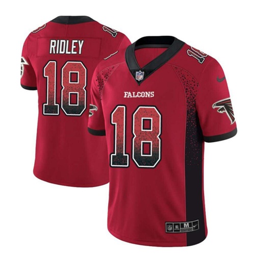 NFL A F Falcons #18 Calvin Ridley Limited Red Jersey - Fan Favorite