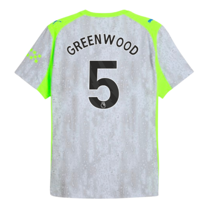Official Licensed Football Man City Authentic Third Shirt Greenwoo...