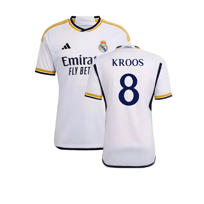 2023-2024 Real Madrid Home Football Shirt (Kroos 8) Quick Dry