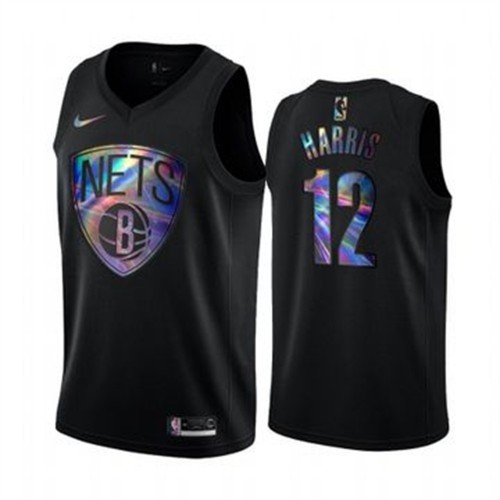 Nets Black Brooklyn Nets #12 Nike Jersey - Affordable NBA Fan Apparel