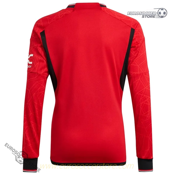 23-24 Season Manchester United Long Sleeve Home Jersey