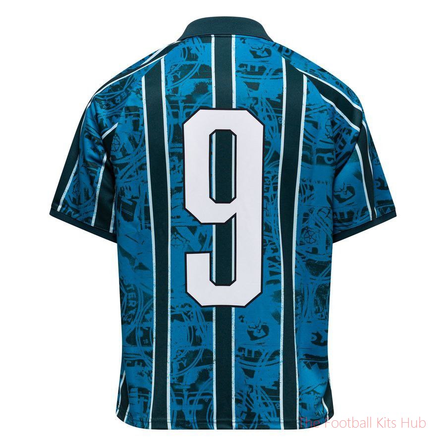MCFC KING Retro Jersey Tropical Blue-Deep Navy