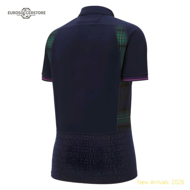 2025-2026 Scotland Home Fan Version Womens Shirt Football Fan Apparel