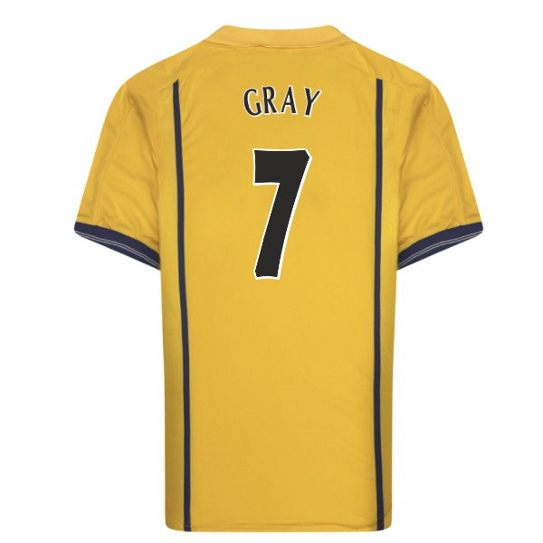 [DDJ] 2001 Leeds United Retro Shirt Away Uniform (Gray 7)