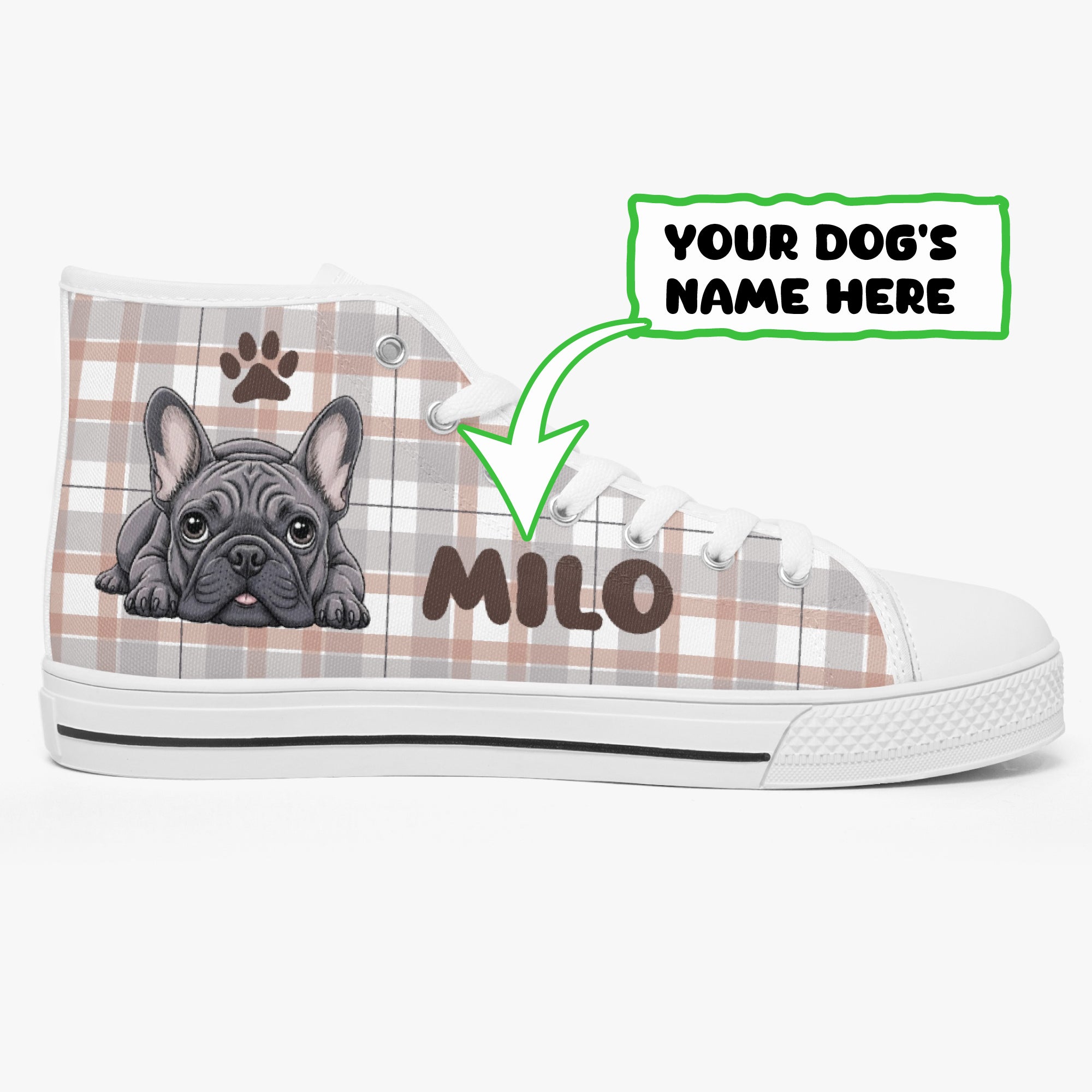 Meelo - Personalized Classic High-Top Canvas Shoes