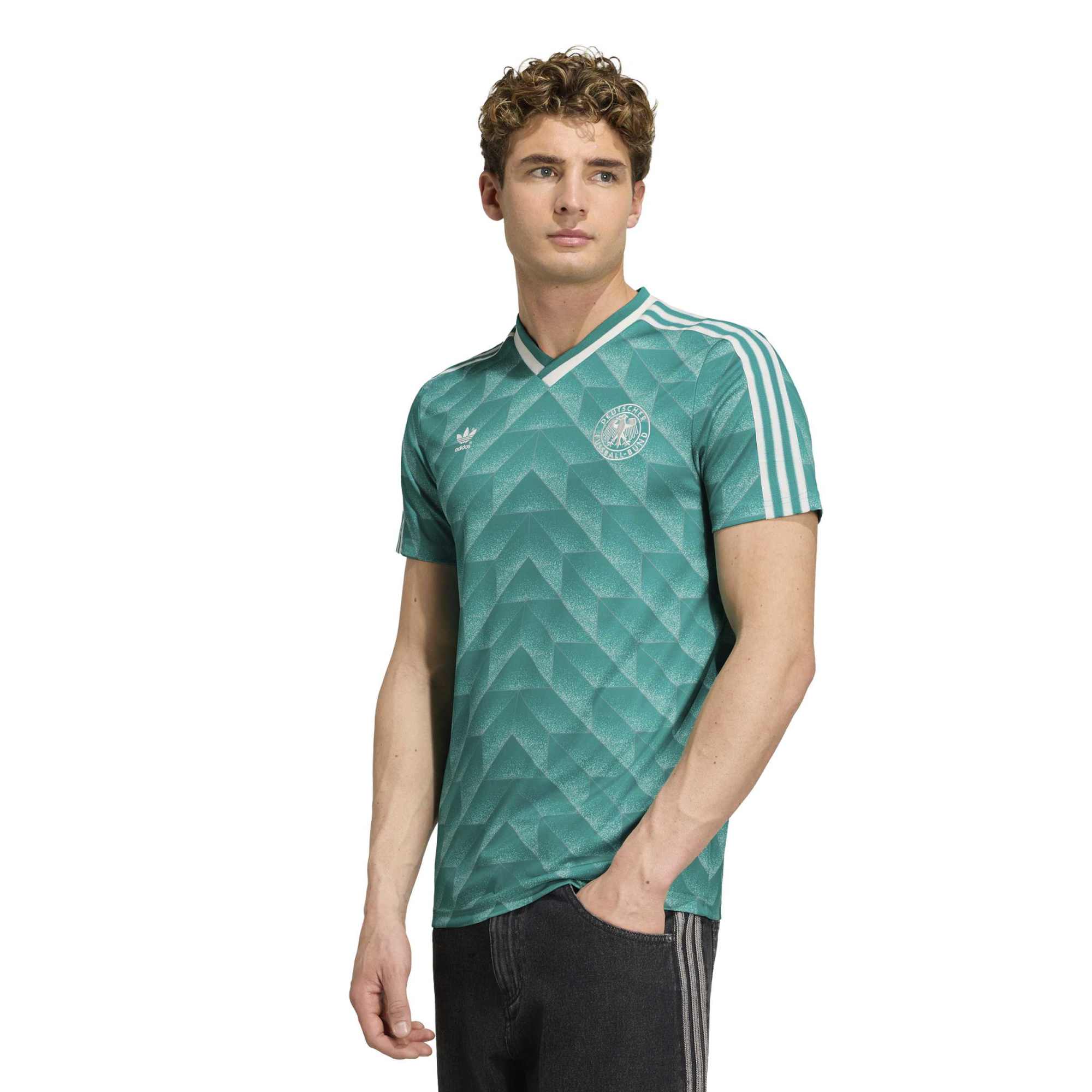[JED] Women's Germany National Team 1990 Away Bringback Jersey - Green