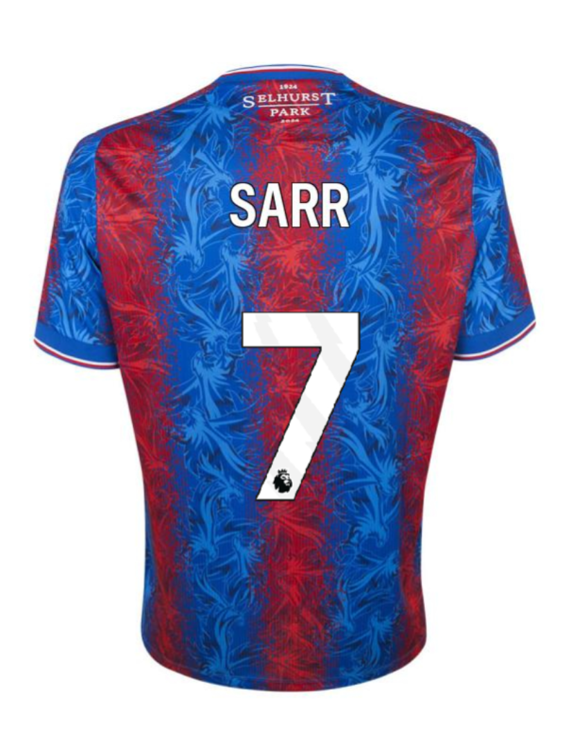 Crystal Palace 24-25 FA Cup Final SARR 7 Jersey Version