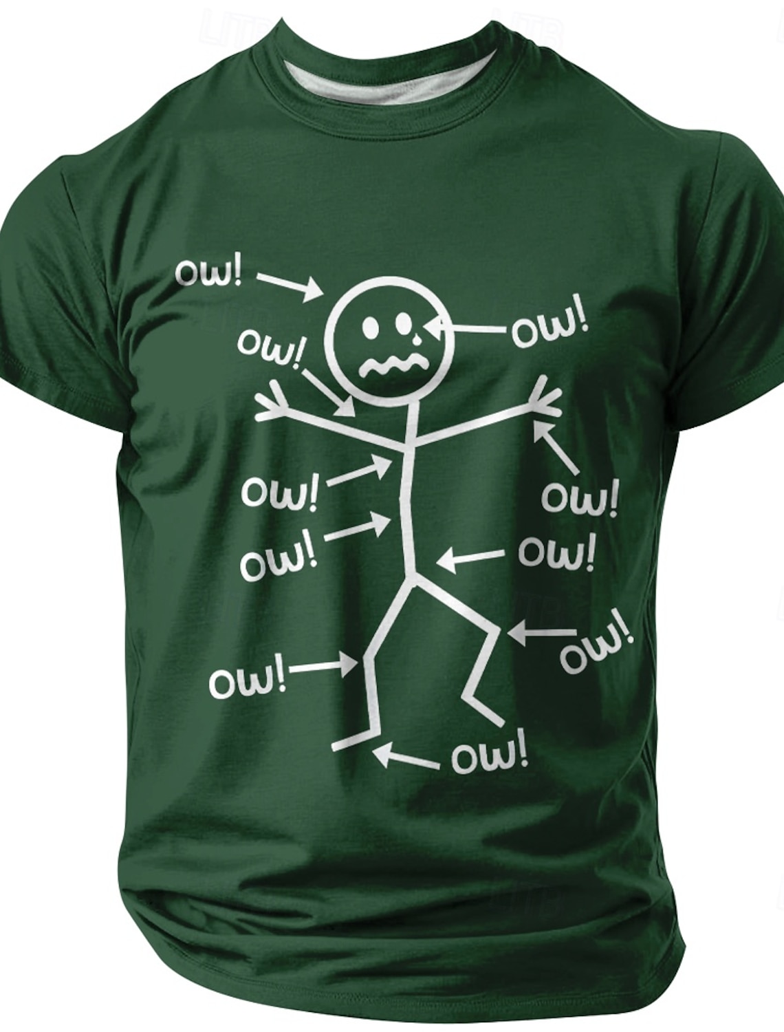 Men's T-Shirt Funny Graphic Short Sleeve UNDIAGNOSED BUT SOMETHING AIN'T RIGHT Lifestyle Humor Tee