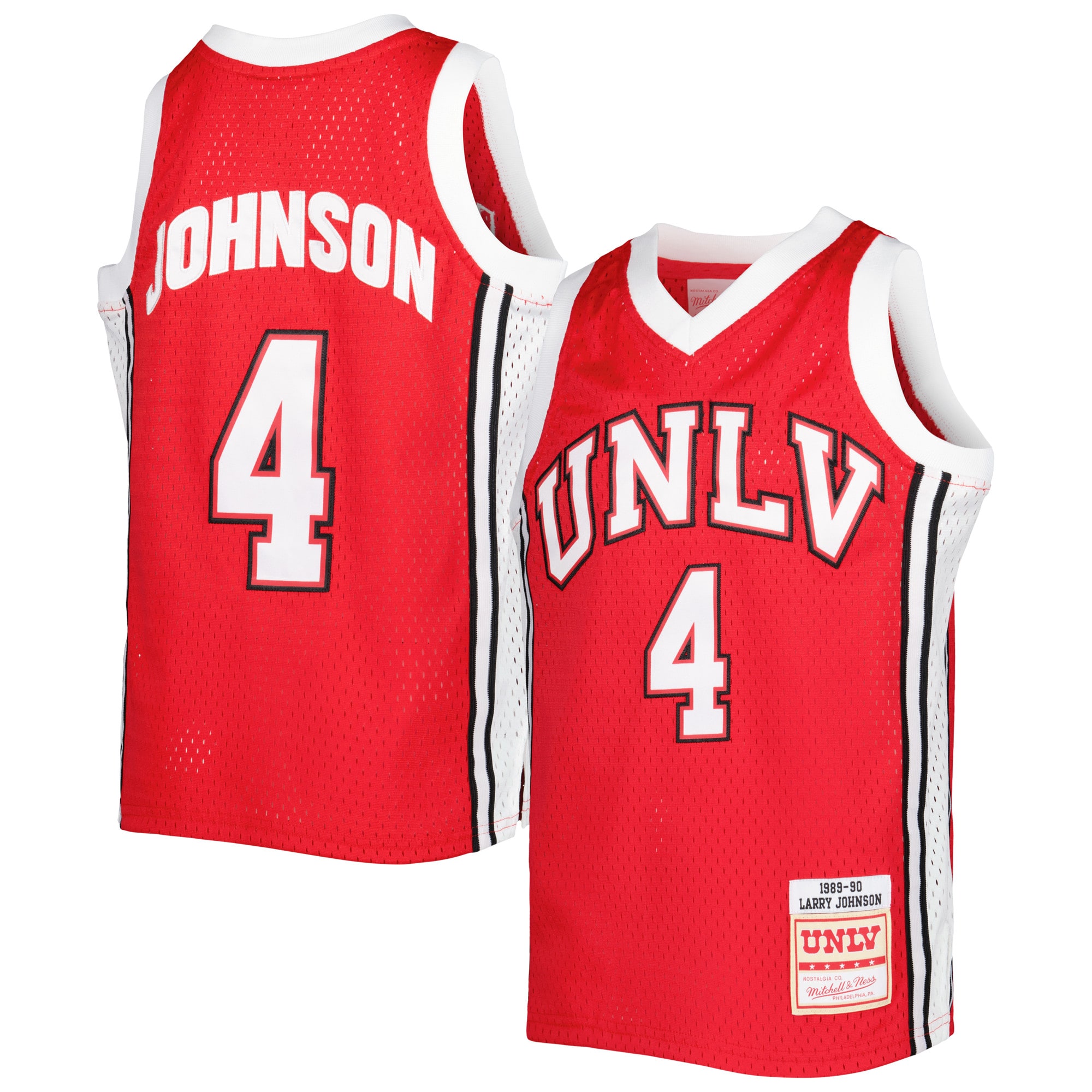 [DDG] Women's Larry Johnson UNLV Rebels Swingman Replica Jersey - Scarlet