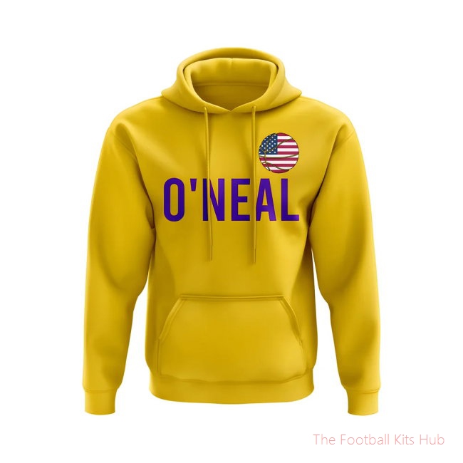 Shaquille Oneal USA Name Hoody (Yellow)