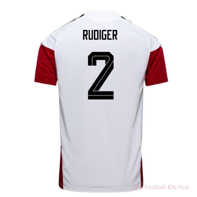 2026-2027 Germany Training Jersey (White) (Rudiger 2)