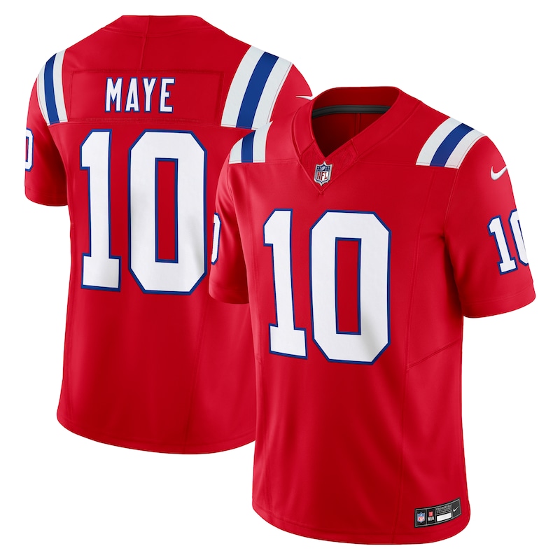 None Drake Maye New England Patriots Great Value Replica Jersey