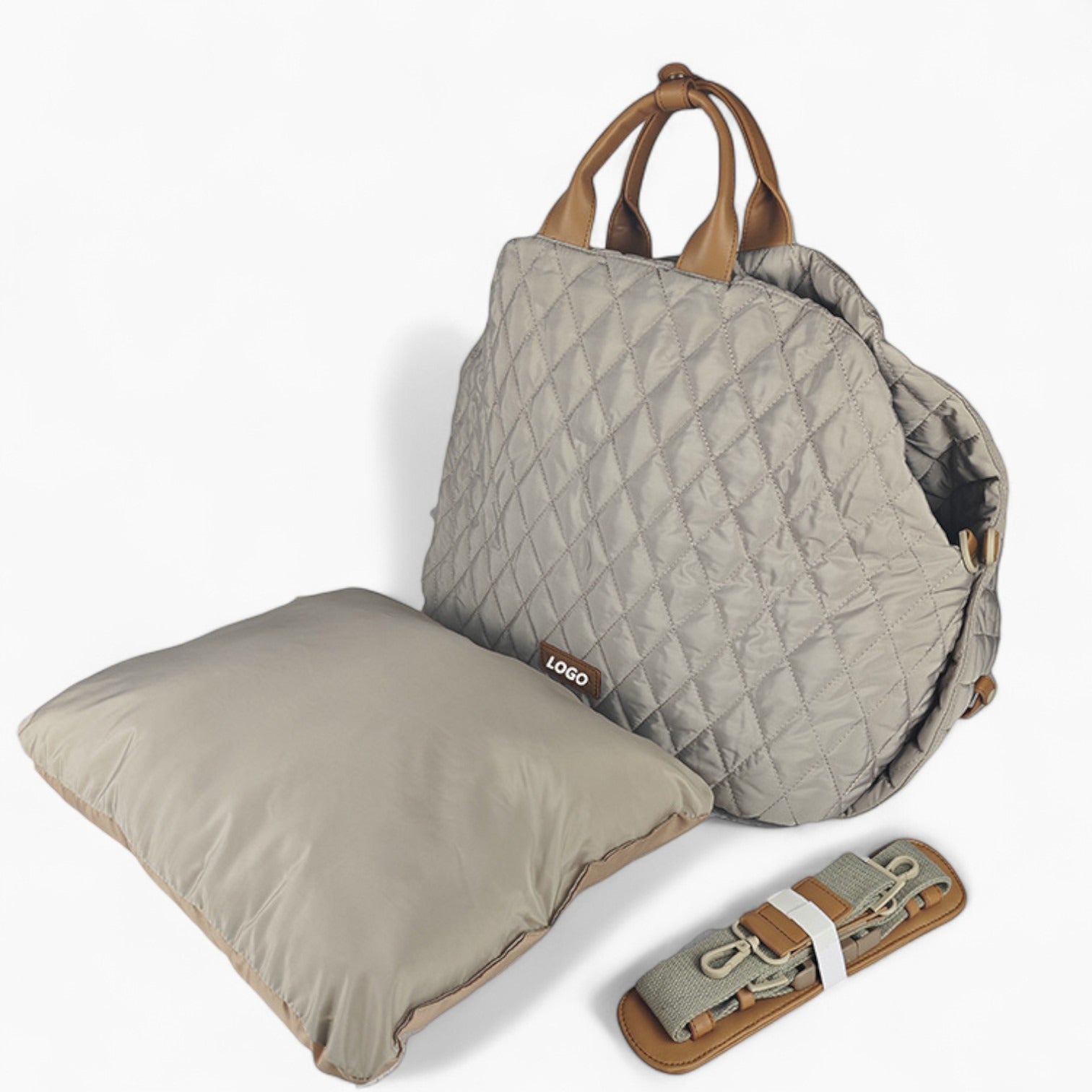 Bulldog Foldable Carrier – Portable Dog Carrier Car Seat Outdoor Use