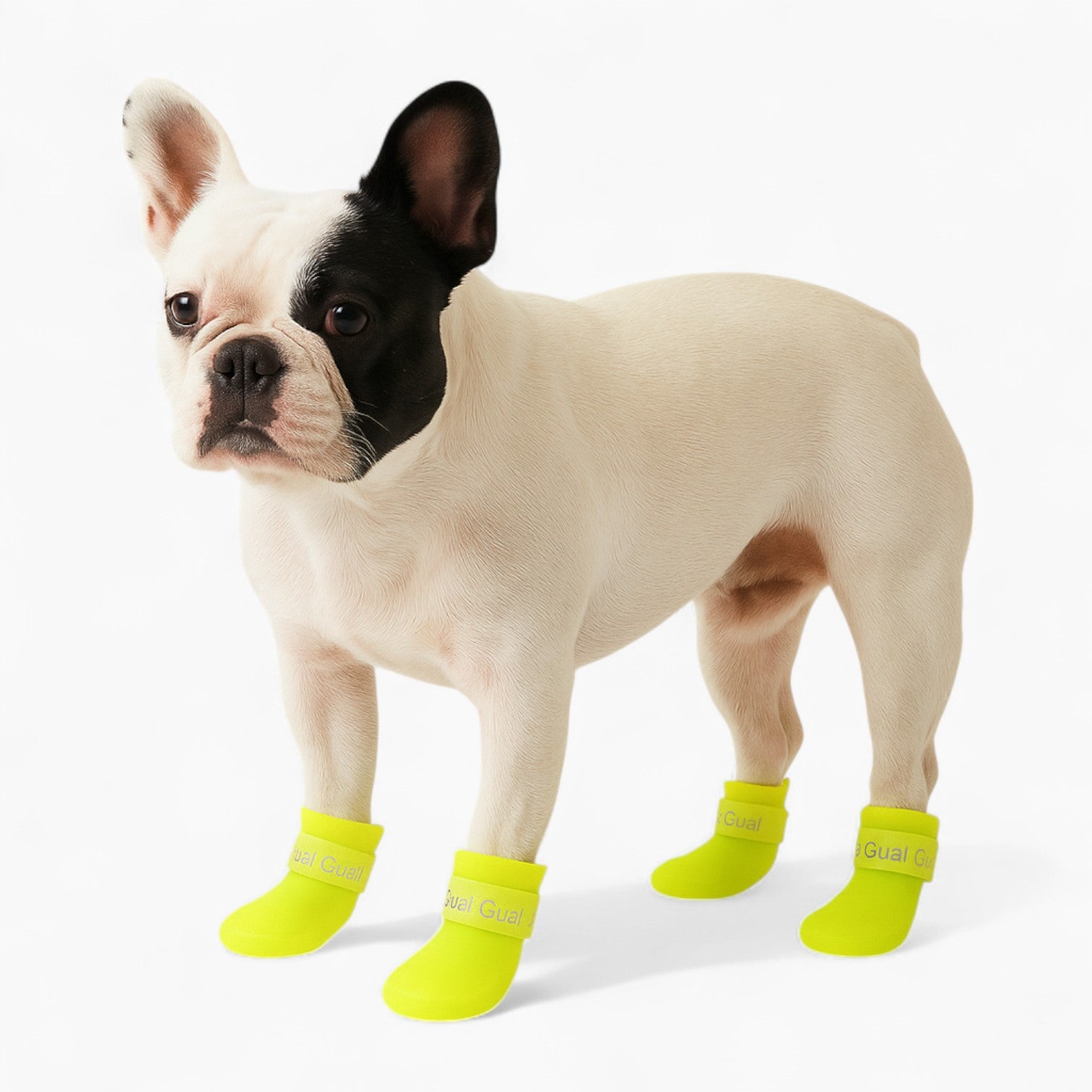 Pawish Rain Booties for French Bulldogs - Waterproof Candy Color Pet Shocks