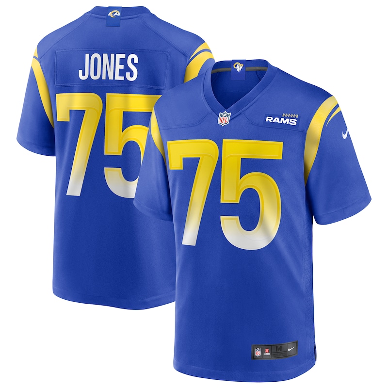 None Deacon Jones MVP Candidate LA Rams Genuine Jersey Football Appare
