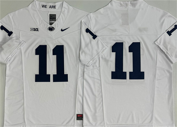 Men's None White 2024 official licensed Abdul Carter #11 replica