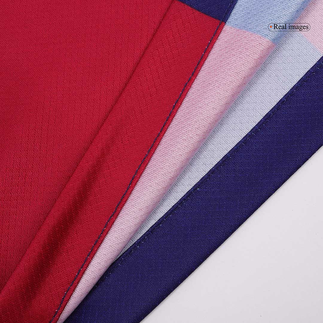 LEWANDOWSKI #9 Barcelona Home Soccer Jersey 2024/25- Spotify Logo With