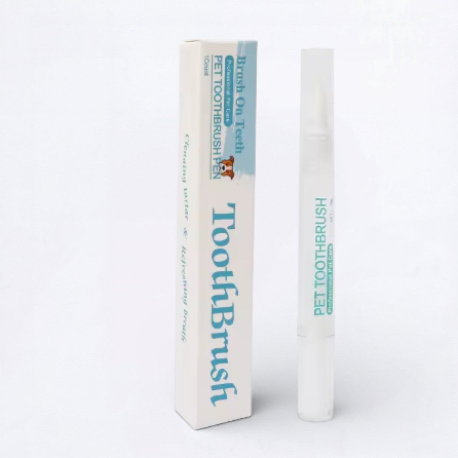 Cleanix Frenchie Toothbrush Pen – Portable Dog Teeth Cleaning Pen