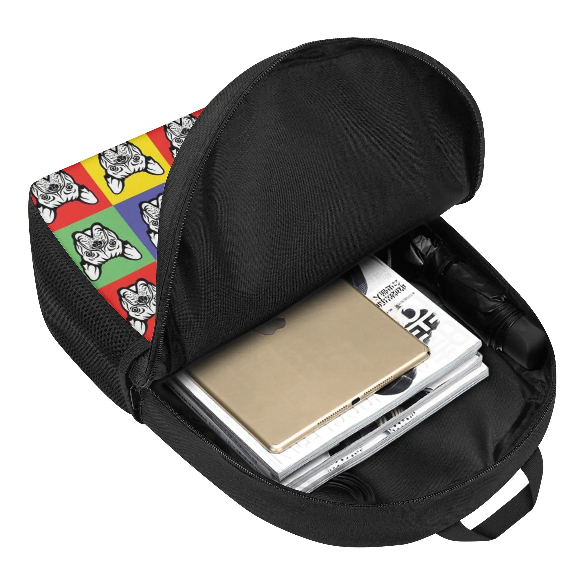 French Bulldog Hazel 17 Inch Backpack Durable Dog Item