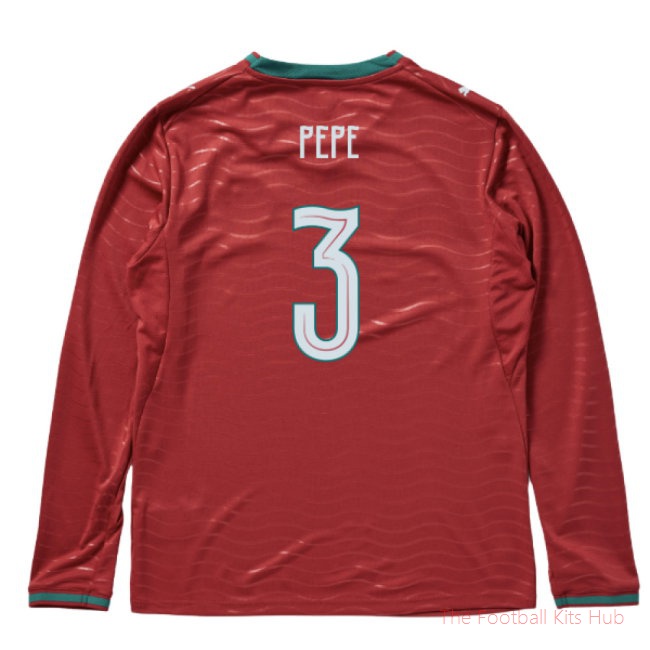 2026-2027 Portugal Long Sleeve Home Shirt (Pepe 3)