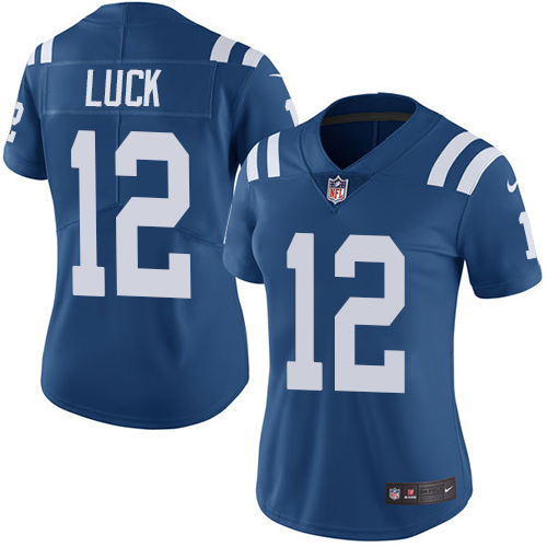 NFL I C Colts Andrew Luck #12 Limited Blue Authentic Jersey - Team ...