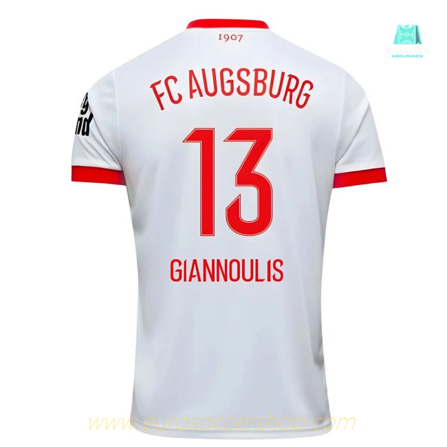 2025-2026 FC Augsburg Home Shirt (Giannoulis 13)