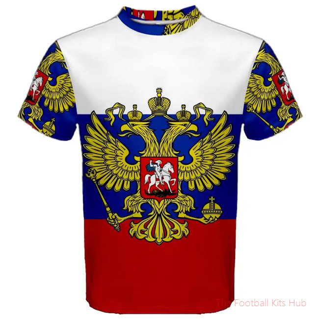 Russian Federation Coat of Arms Sublimated Sports Jersey