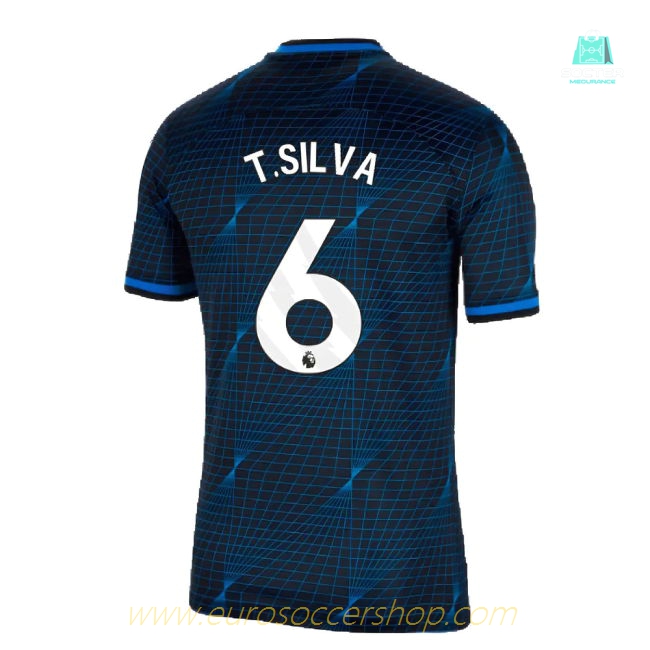 2023-2024 Chelsea Away Football Shirt (T.SILVA 6)