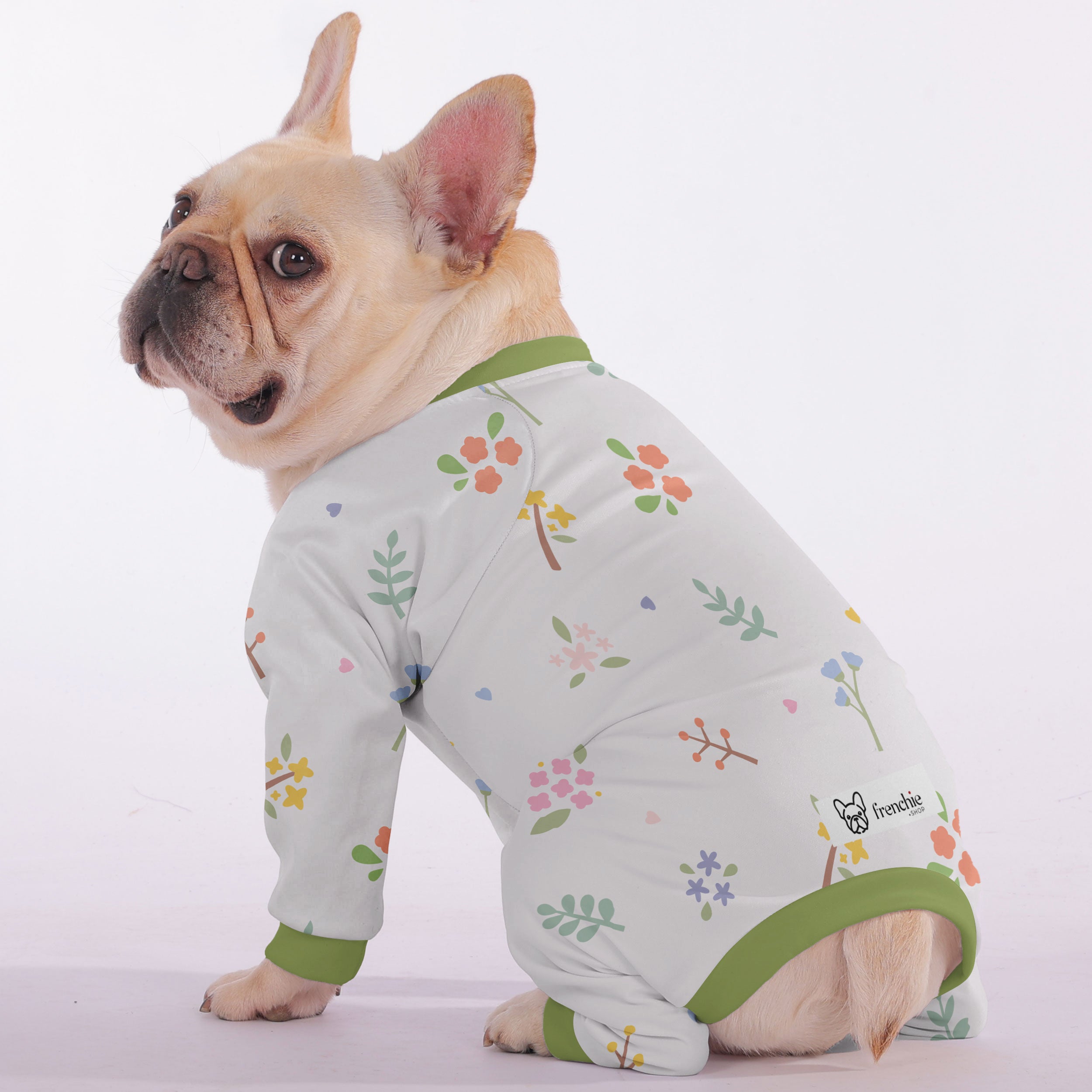 Durable Comfortable Aspen - Warm Frenchie Pajama Indoor Use