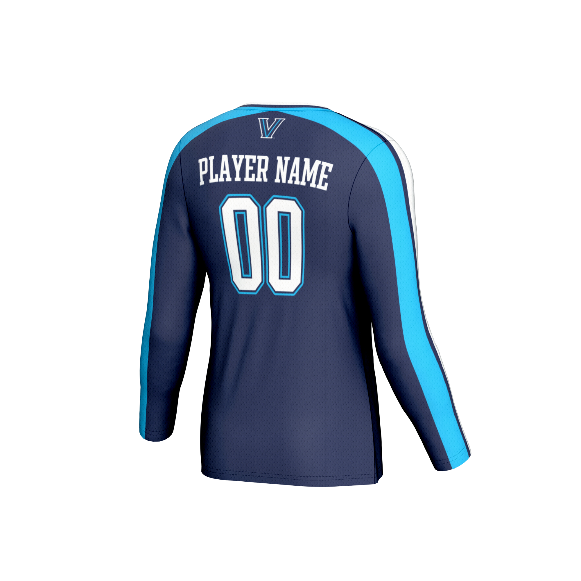 [NJP] Villanova Wildcats GameDay Greats Youth NIL Pick-A-Player Collegiate Women's Volleyball Lightweight Fashion Jersey - Navy