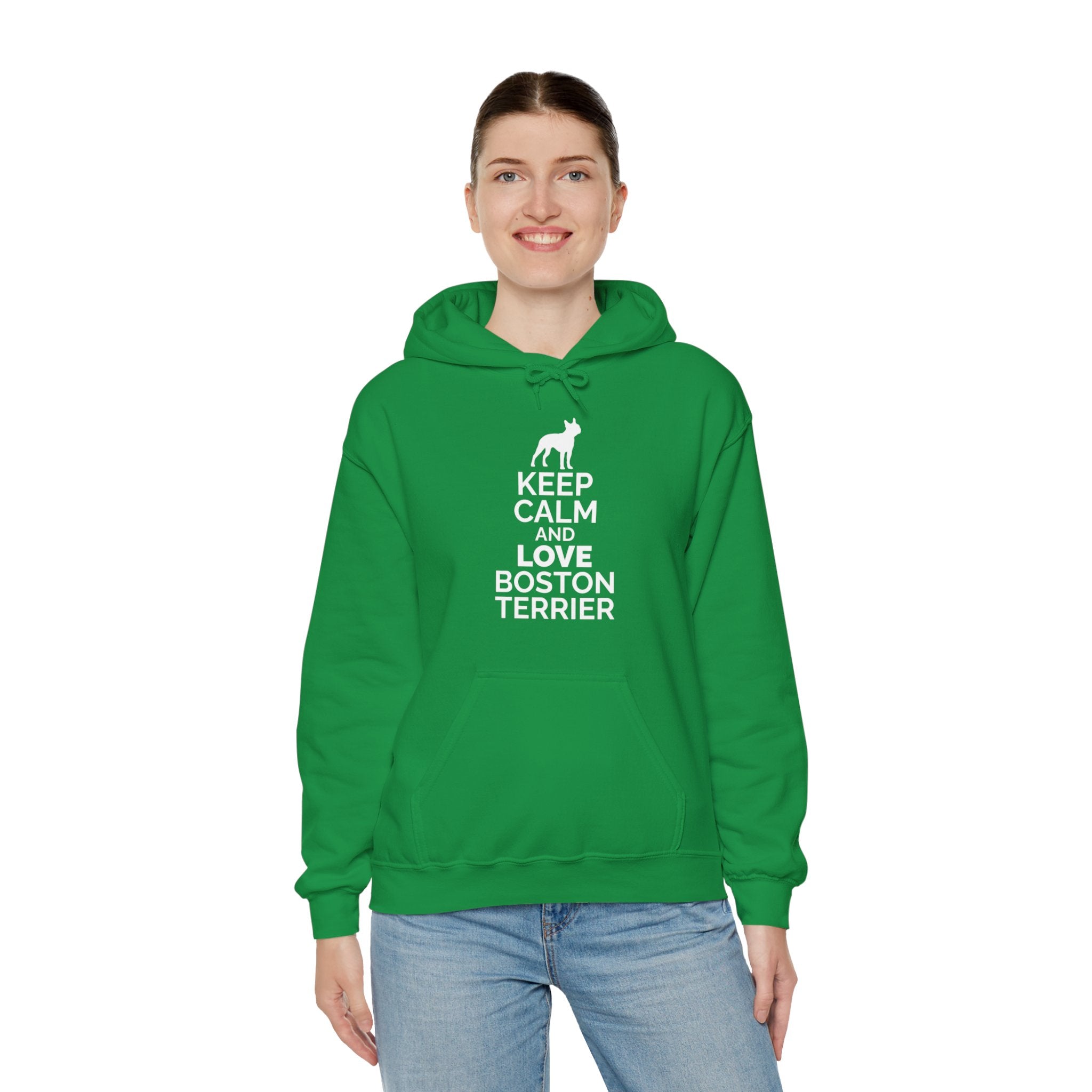 Bones - Durable Unisex Hoodie For Boston Terrier Lovers Casual Wear
