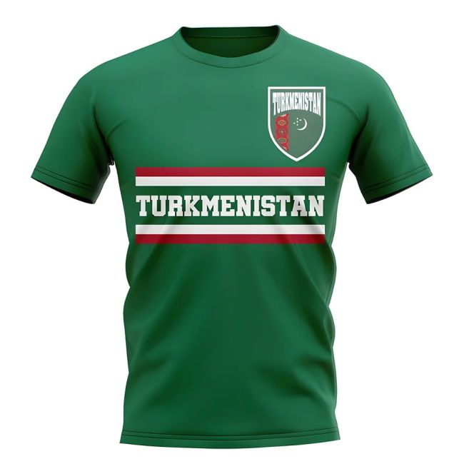 Player Turkmenistan Core Football Country T-Shirt (Green)
