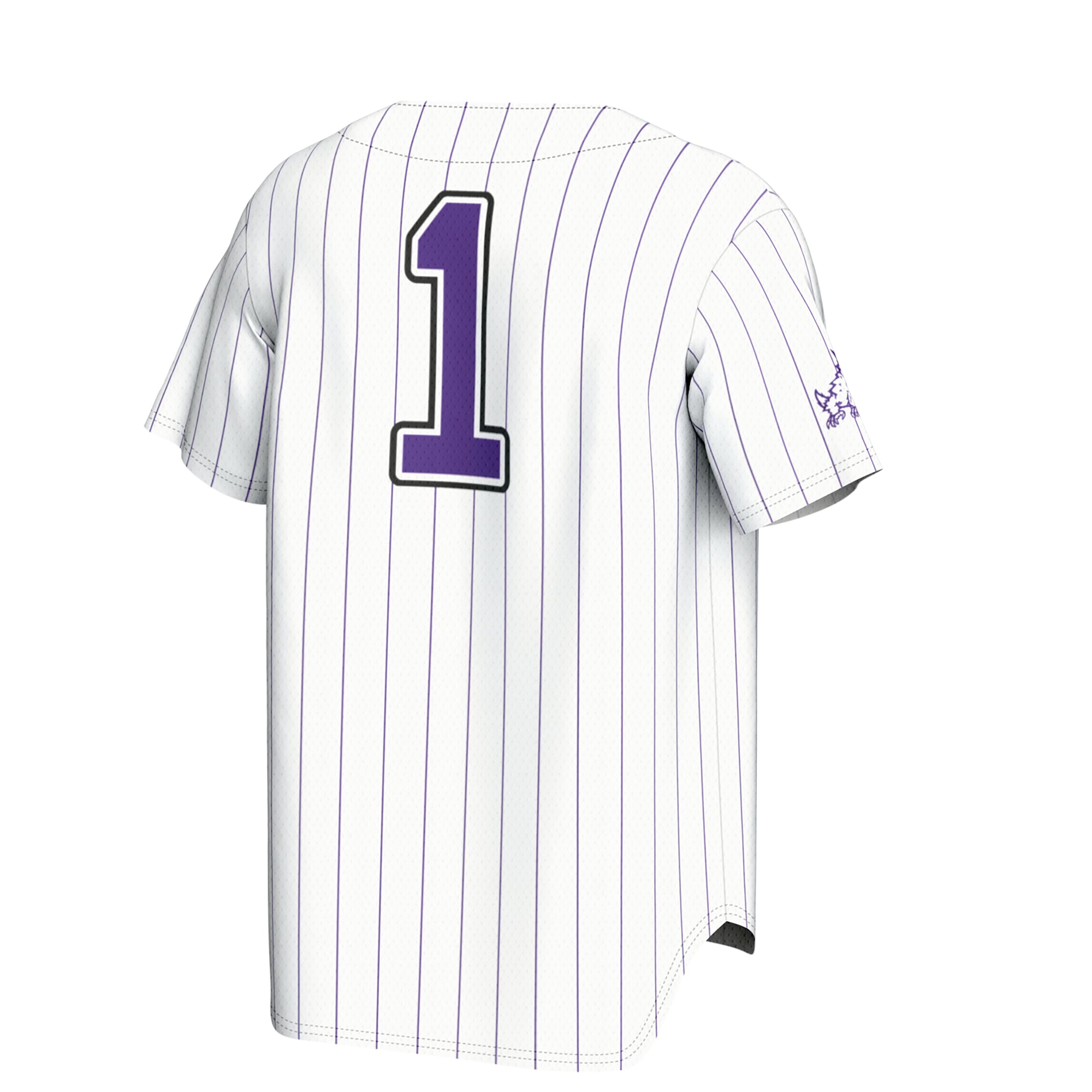 TCU Horned Frogs GameDay Greats Youth Lightweight Collegiate Baseball Fashion Jersey - White