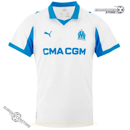Olympique Marseille Women's Home Football Jersey for the 25-26 Season