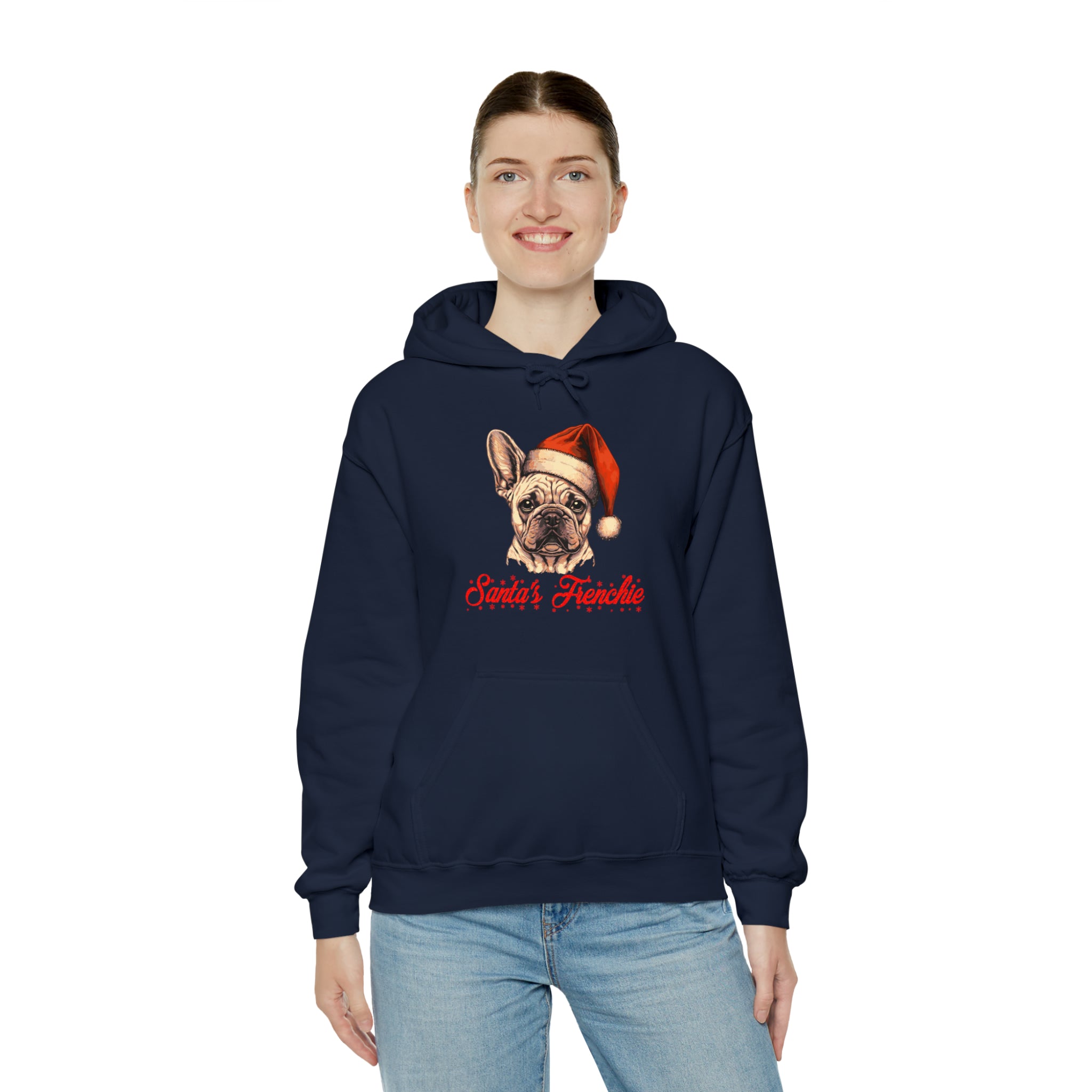 Durable Santa's - Comfy Frenchie Unisex Hoodie Outdoor Style