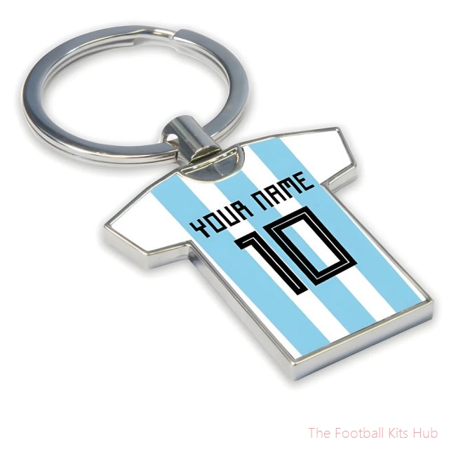 Men Personalised Argentina Key Ring