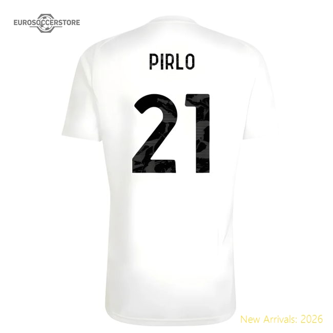 2025-2026 Bianconeri Training Tee (white) (pirlo 21) - Supporter Edition