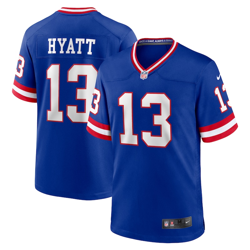 None Jalin Hyatt New York Giants Great Value Authentic Jersey