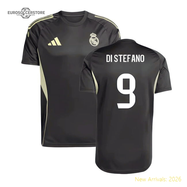 Genuine 2025-2026 Real Madrid Training Jersey (Utility Grey) (Di Stefano