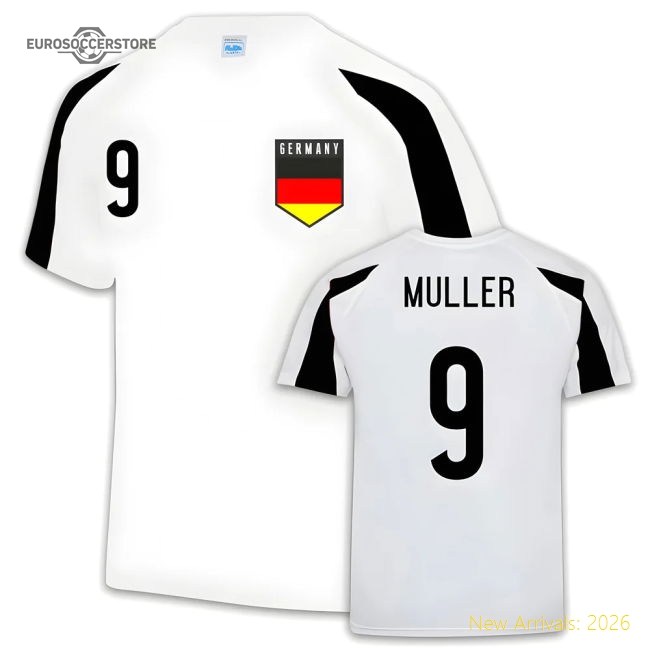 Germany Sports Jersey Training (Gerd Muller 9)