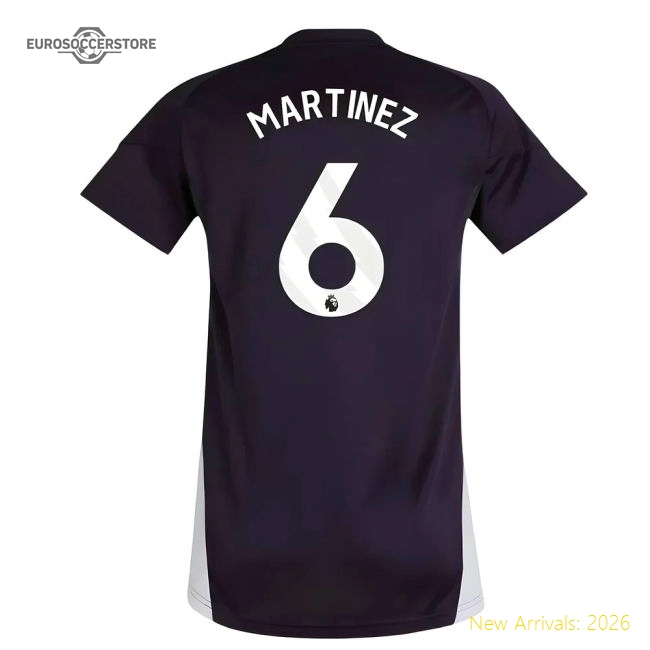 2025-2026 Man Utd Training Jersey (Aurora Plum) - Womens (Martinez 6)
