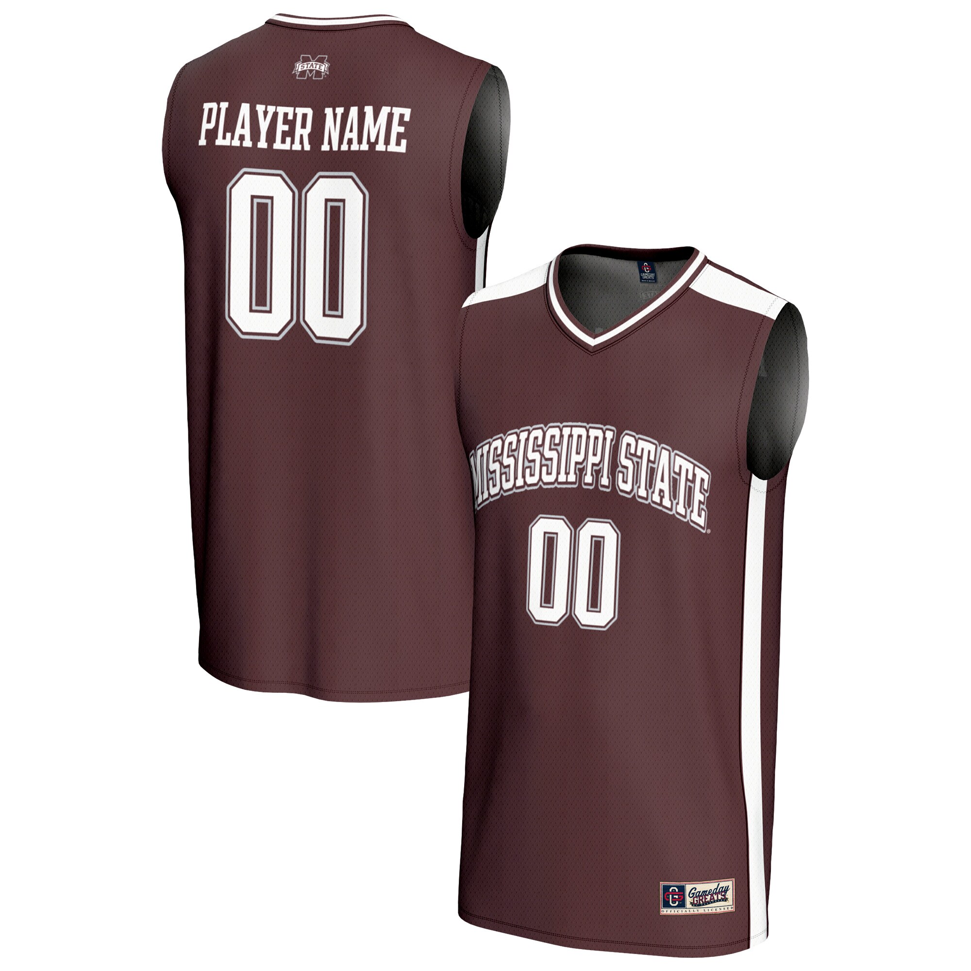 [NJP] Mississippi State Bulldogs GameDay Greats Youth NIL Pick-A-Player Lightweight Women's Basketball Fashion Jersey - Maroon